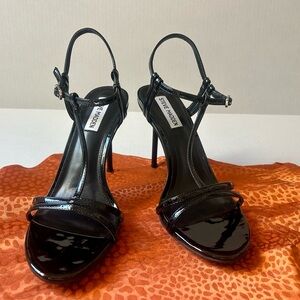 Steve Madden Glossy Black Heels